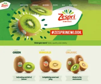 Zespri.eu(Kiwi Zespri) Screenshot