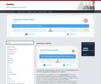 Zession.ch(›) Screenshot