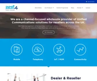 Zest4.com(Channel-Focused Wholesale Provider of Unified Communications) Screenshot