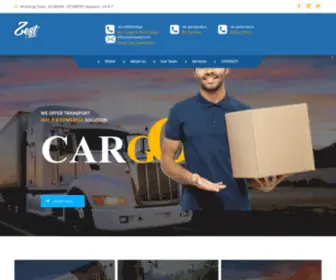 Zestcourier.com(Zestcourier) Screenshot