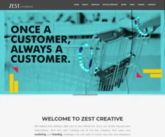 Zestcreative.in(360 Advertising) Screenshot