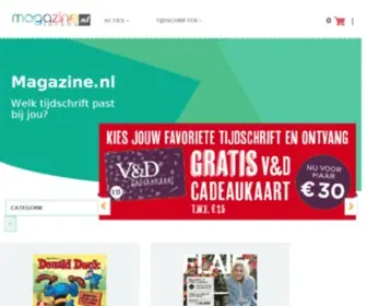Zester.nl(Tijdschrift abonnementen en producten uit de bladen) Screenshot