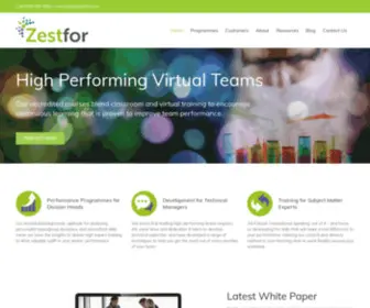 Zestfor.com(High Performing Virtual Teams) Screenshot