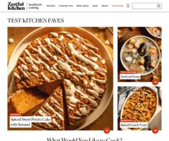 Zestfulkitchen.com(Zestful Kitchen) Screenshot