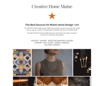 Zestmainehome.com(Creative Home Maine) Screenshot