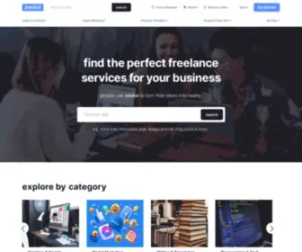 Zestur.com(Freelancers Marketplace) Screenshot