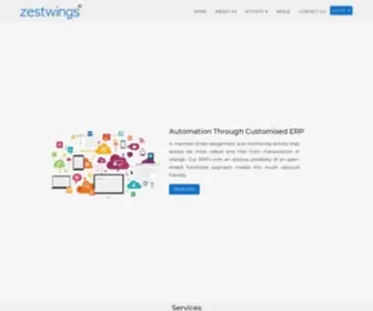 Zestwings.com(Zestwings IT Services) Screenshot