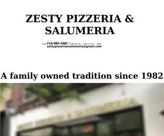 Zestypizzeriaesalumeria.com(Zesty) Screenshot