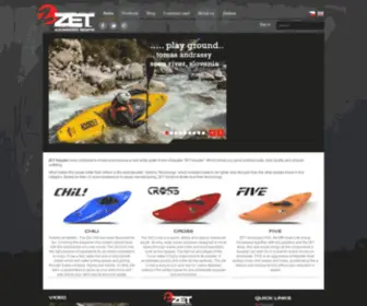 Zet-Kayaks.com(ZET Kayaks) Screenshot