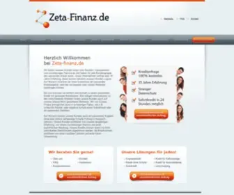 Zeta-Finanz.de(Kredit ohne Schufa) Screenshot