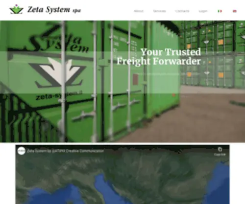 Zeta-SYstem.it(INTERNATIONAL FREIGHT FORWARDERS) Screenshot