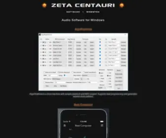 Zetacentauri.com(Software for Windows) Screenshot
