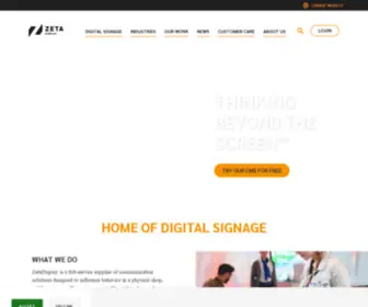 Zetadisplay.com(ZetaDisplay) Screenshot