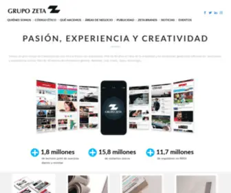 Zetagestion.com(Prensa Ibérica) Screenshot