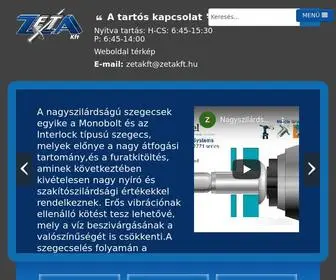 Zetakft.hu(Csiszolástechnika) Screenshot