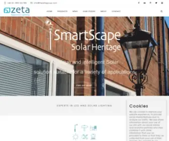 Zetaled.co.uk(Zeta Specialist Lighting) Screenshot