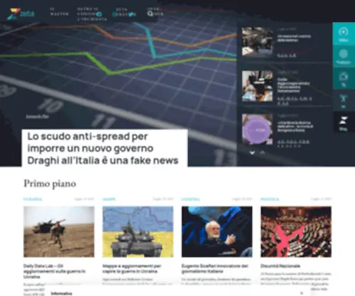 Zetaluiss.it(Sito di informazione della scuola superiore di giornalismo massimo baldini) Screenshot