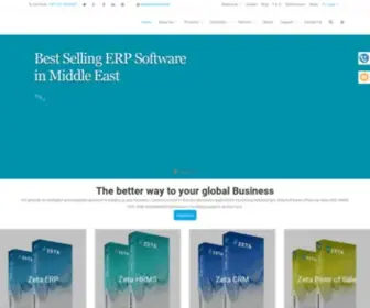 Zetamiddleeast.com(ERP Dubai) Screenshot