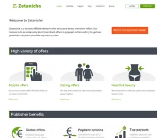 Zetaniche.com(Home) Screenshot