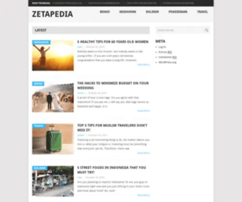 Zetapedia.com(Zetapedia) Screenshot