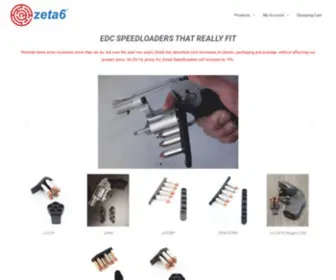 Zetasix.com(Speed Loaders/Speed Strips that Really Fit & Really Work) Screenshot