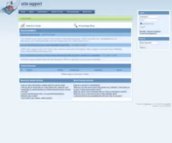 Zetasupport.com(Zeta Support) Screenshot