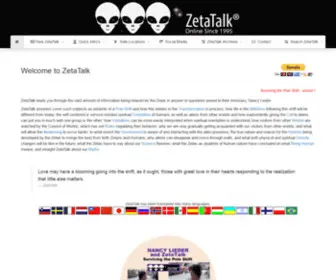 Zetatalk10.com(ZetaTalk) Screenshot