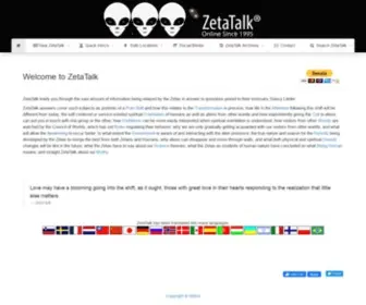 Zetatalk13.com(ZetaTalk) Screenshot