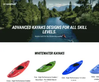 Zetkayak.com(Zet Kayaks USA) Screenshot