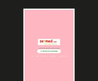 Zetmed.com(Zetmed blog) Screenshot