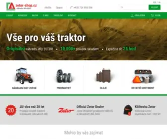 Zetor-Shop.cz Screenshot