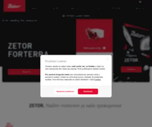 Zetorengines.cz(ZETOR TRACTORS a.s) Screenshot