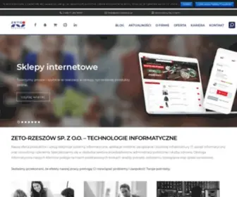 Zetorzeszow.pl(ZETO-RZESZÓW Sp) Screenshot