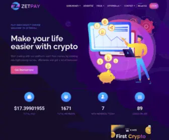 Zetpay.eu(Earn money by completing offers) Screenshot