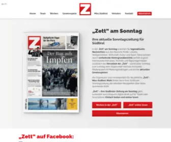 Zett.it(Alles über die neue Ausgabe der Zett am Sonntag) Screenshot