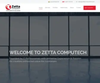 Zettacomputech.com(Zetta Computech) Screenshot