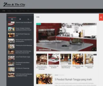 Zetteandthecity.com(Joomla) Screenshot