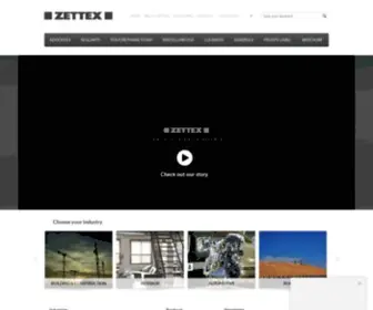 Zettex.com(Your international supplier of industrial products) Screenshot