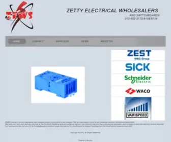 Zetty.co.za(ZEWS Electrical Wholesalers) Screenshot