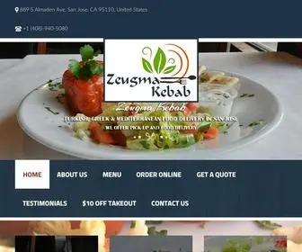 Zeugmakebab.com(Zeugma Kebab) Screenshot