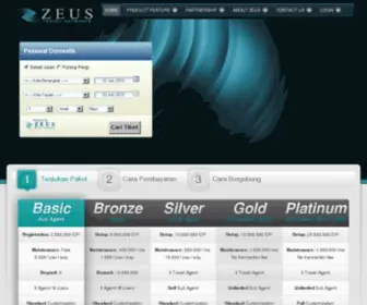 Zeus-Travel.com(Zeus Travel B2B) Screenshot