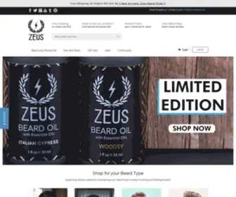 Zeusbeard.com(Zeus Beard) Screenshot