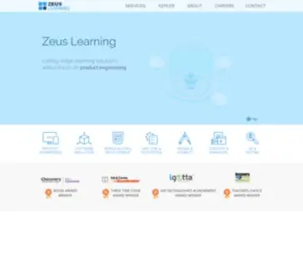 Zeuslearning.com(Zeus Learning India (Mumbai)) Screenshot