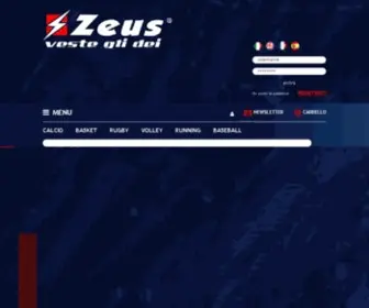 Zeusport.it(Zeus Sport) Screenshot