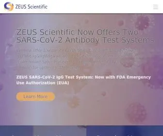 Zeusscientific.com(Zeusscientific) Screenshot