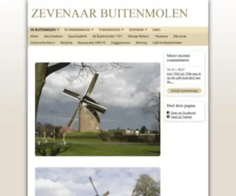 Zevenaarbuitenmolen.nl(ZEVENAAR BUITENMOLEN) Screenshot