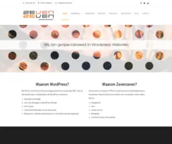 ZevenZeven.nl(Zevenzeven Wordpress websites) Screenshot