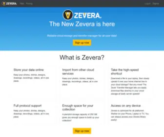 Zevera.com(Re-launched with a new team) Screenshot