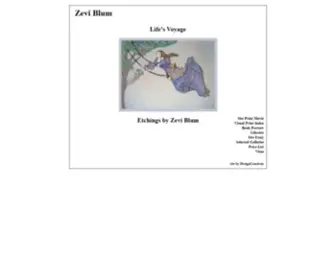 Zeviblum.com(Zevi Blum Art) Screenshot