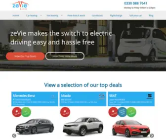 Zeviecars.com(Nationwide Suppliers of Vans and Cars) Screenshot